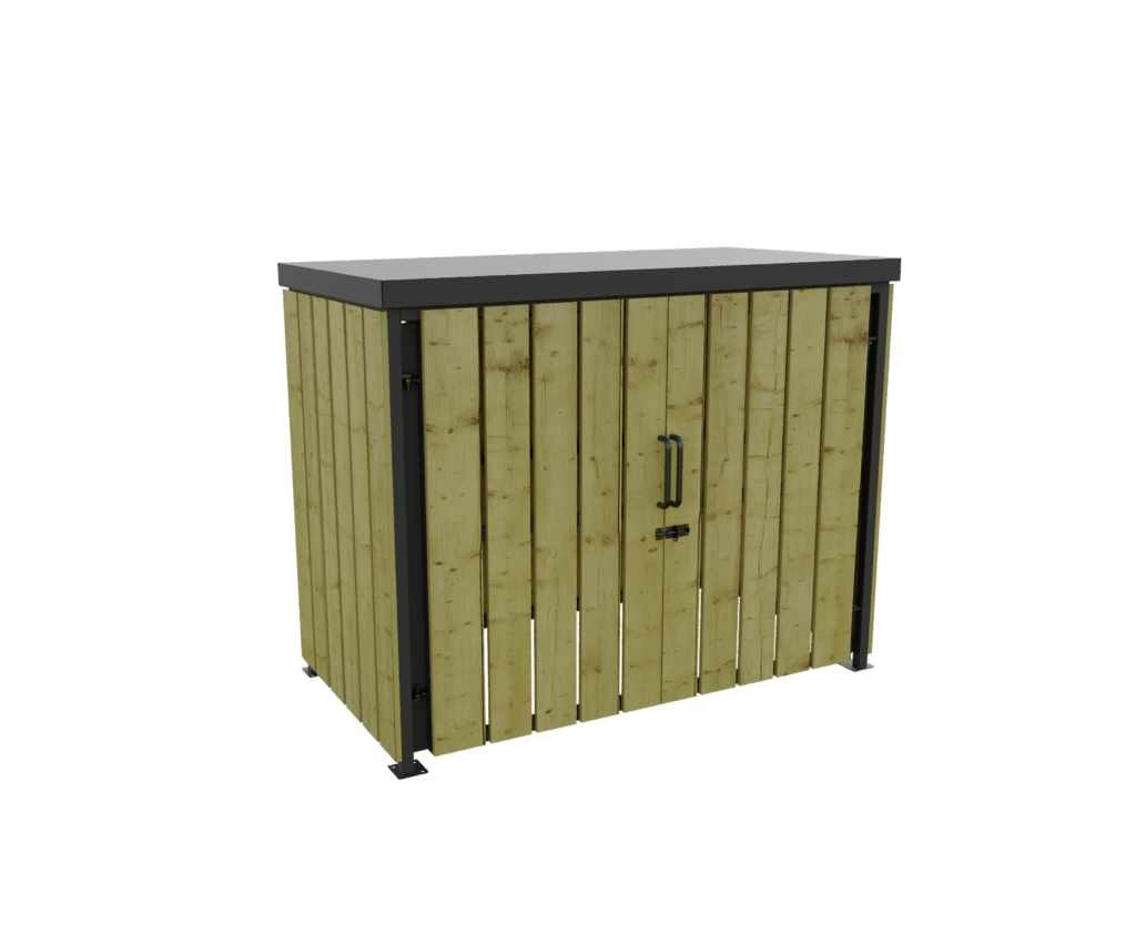 Timber Cycle Locker LokBox Timber Side Opening 3 Bike | Our Products | Bellsure